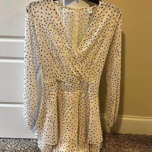 Long sleeve romper